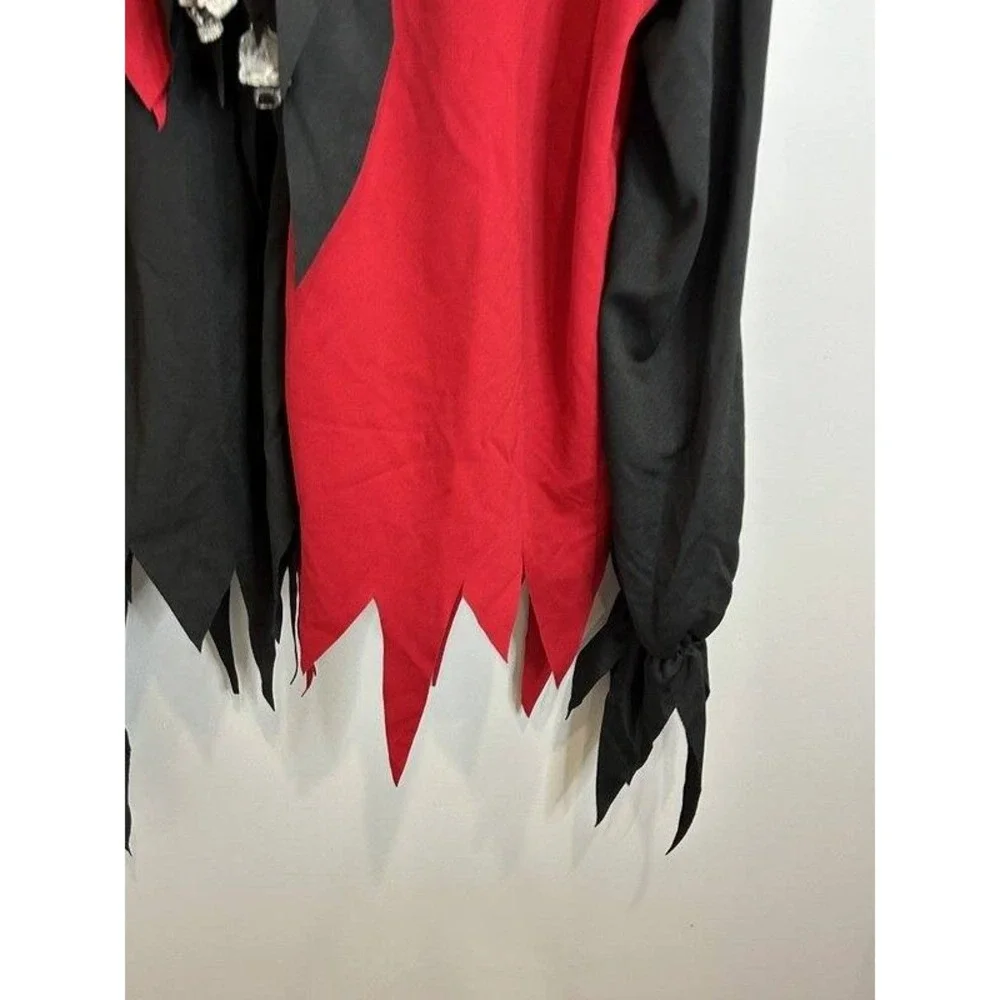 California Costume Evil Jester Clown Adult Size Small Head Mask Top Pant Small